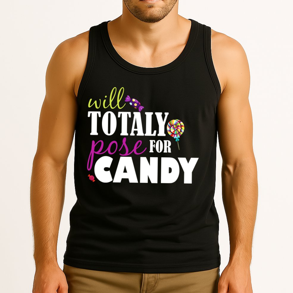 Will Totally Pose For Candy Tank Top