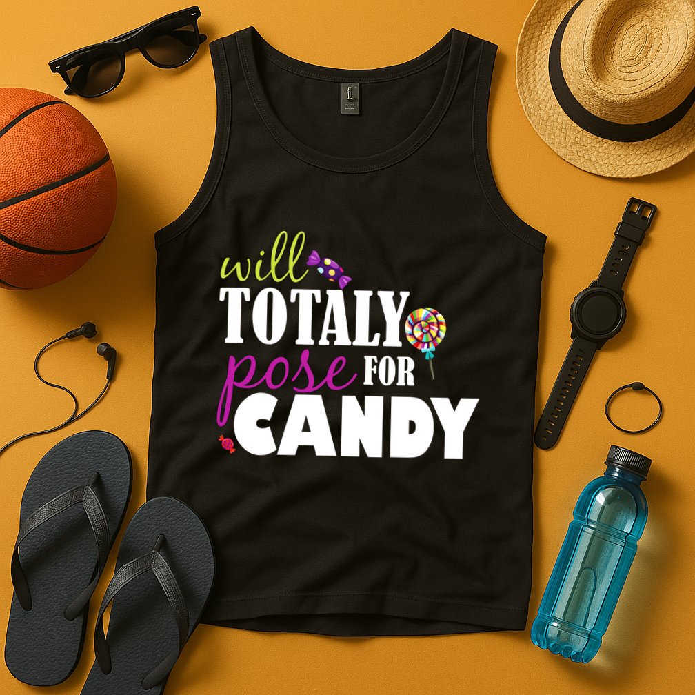 Will Totally Pose For Candy Tank Top