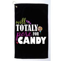 Will Totally Pose For Candy Golf Towel