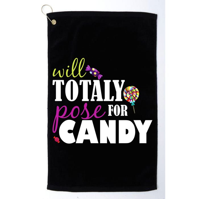 Will Totally Pose For Candy Golf Towel