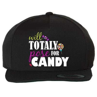 Will Totally Pose For Candy Wool Snapback Cap