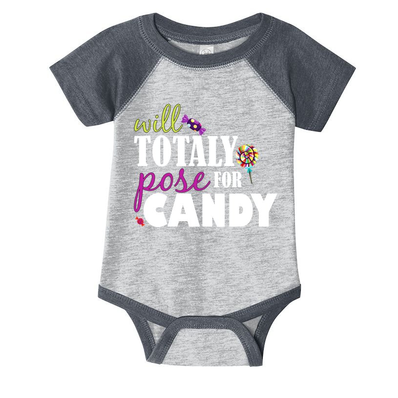 Will Totally Pose For Candy Infant Baby Jersey Bodysuit