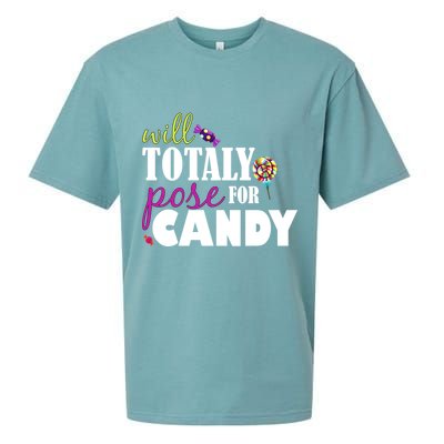Will Totally Pose For Candy Sueded Cloud Jersey T-Shirt
