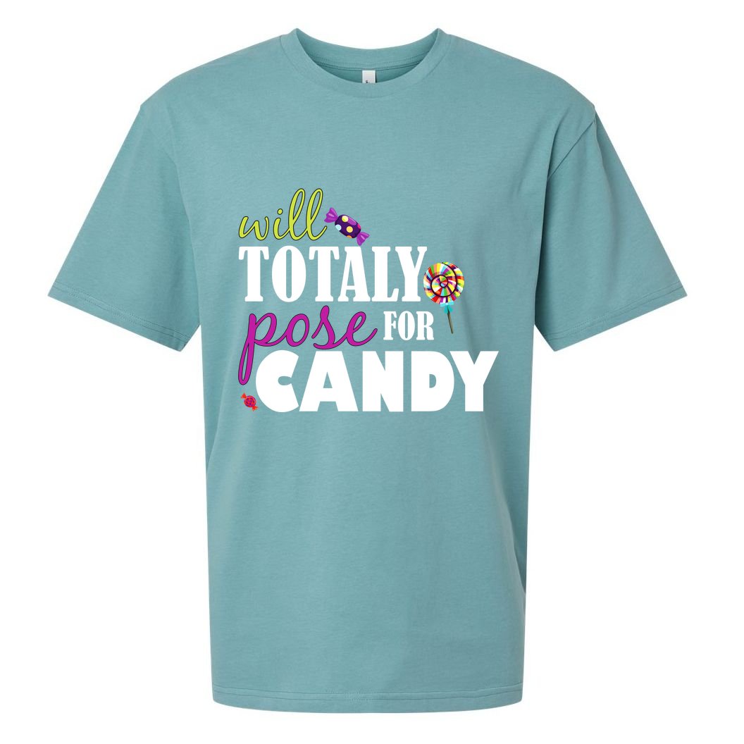 Will Totally Pose For Candy Sueded Cloud Jersey T-Shirt