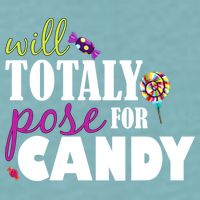 Will Totally Pose For Candy Sueded Cloud Jersey T-Shirt