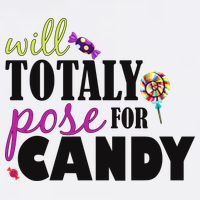 Will Totally Pose For Candy Garment-Dyed Sweatshirt