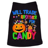 Will Trade Brother For Candy Funny Halloween Doggie Tank