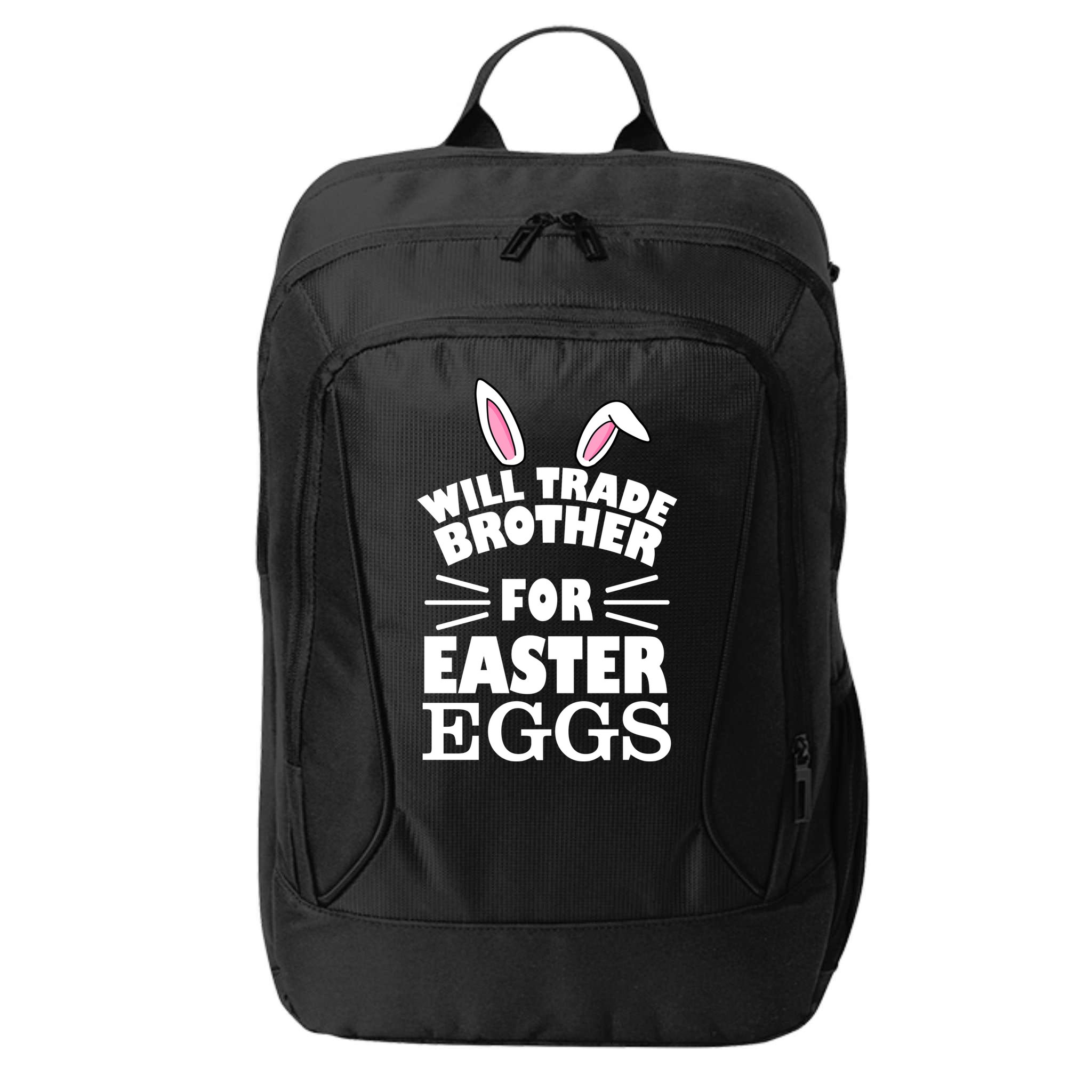Will trade brother for eggs City Backpack