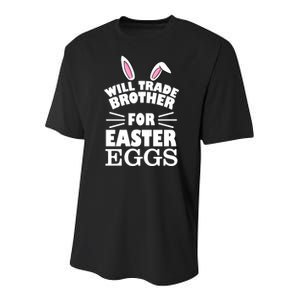 Will trade brother for eggs Youth Performance Sprint T-Shirt