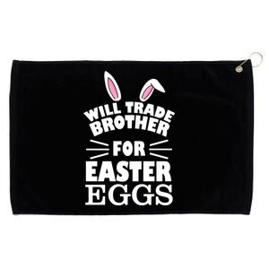 Will trade brother for eggs Grommeted Golf Towel