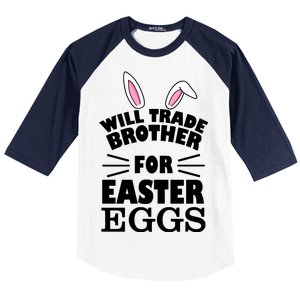 Will trade brother for eggs Baseball Sleeve Shirt