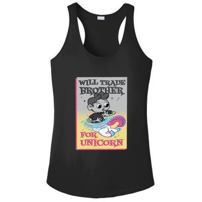Will Trade Brother For Unicorn Ladies PosiCharge Competitor Racerback Tank