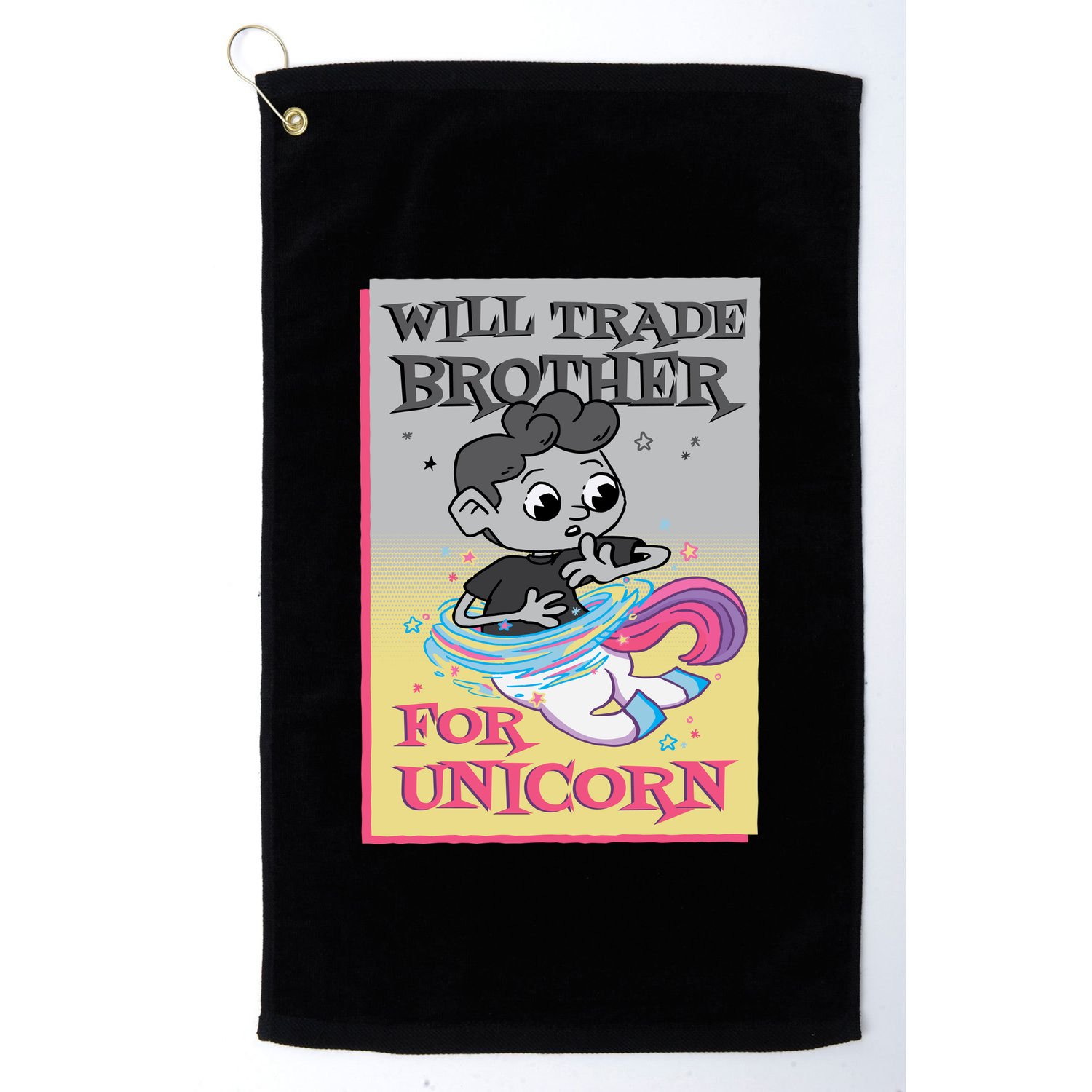 Will Trade Brother For Unicorn Golf Towel