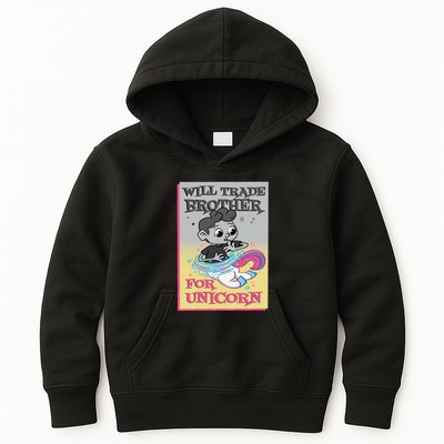 Will Trade Brother For Unicorn Kids Hoodie
