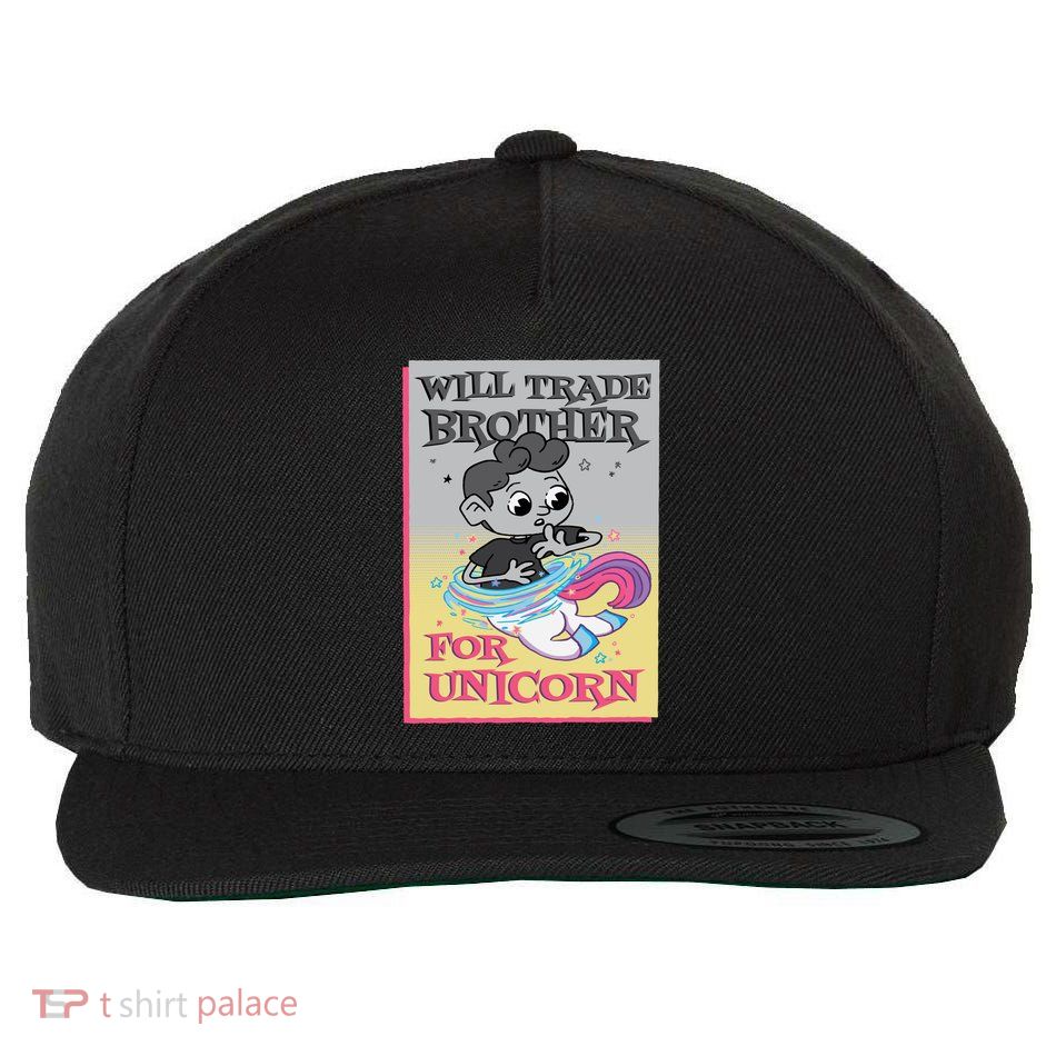 Will Trade Brother For Unicorn Wool Snapback Cap
