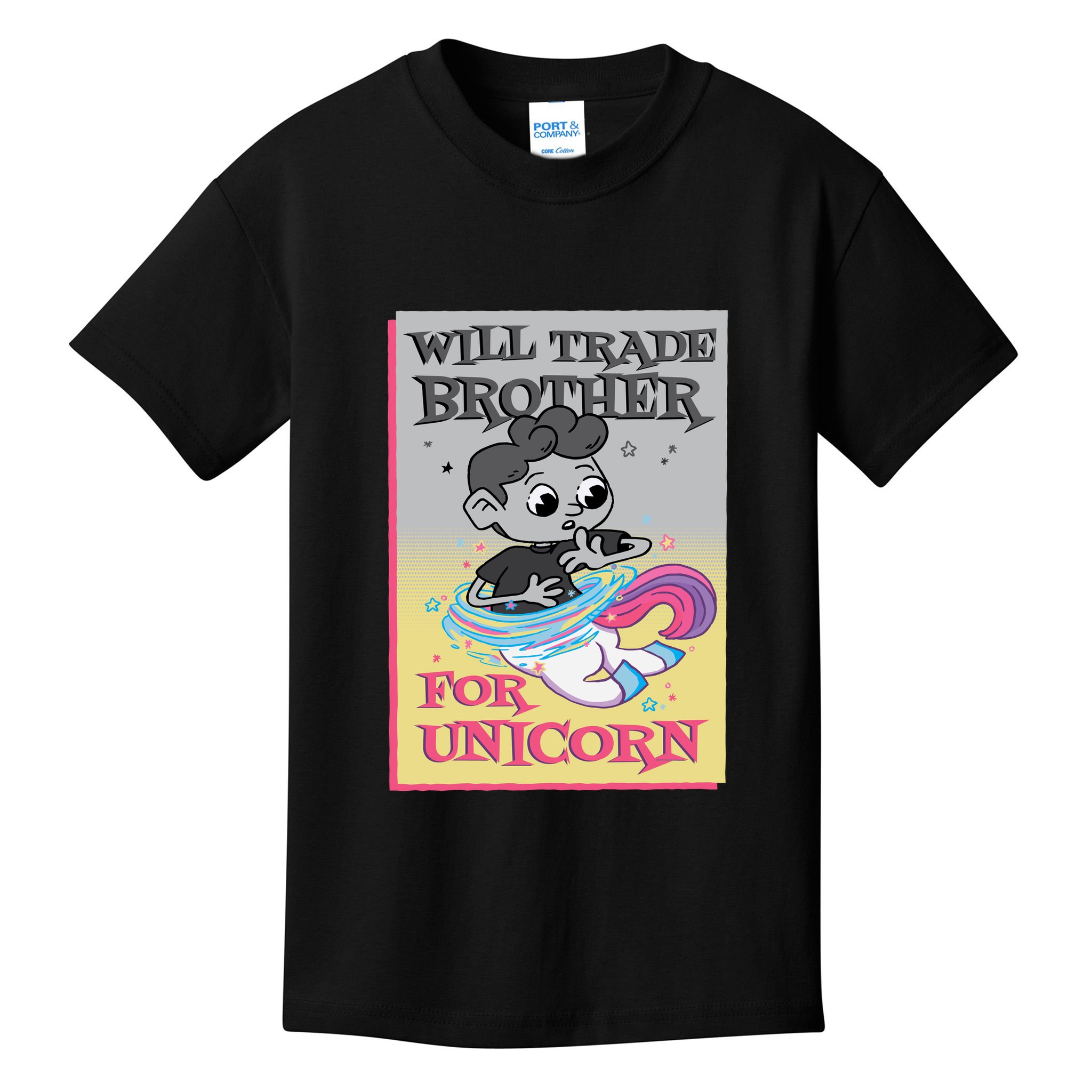 Will Trade Brother For Unicorn Kids T-Shirt