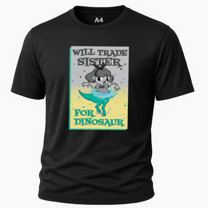 Will Trade Sister For Dinosaur Cooling Performance Crew T-Shirt