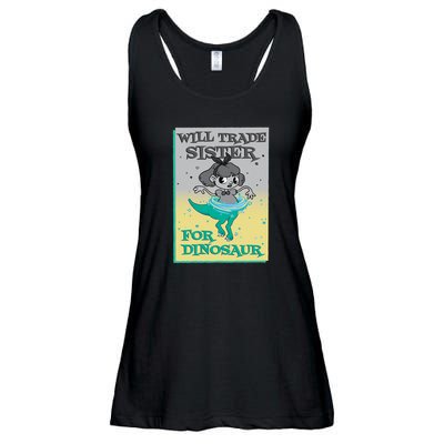 Will Trade Sister For Dinosaur Ladies Essential Flowy Tank