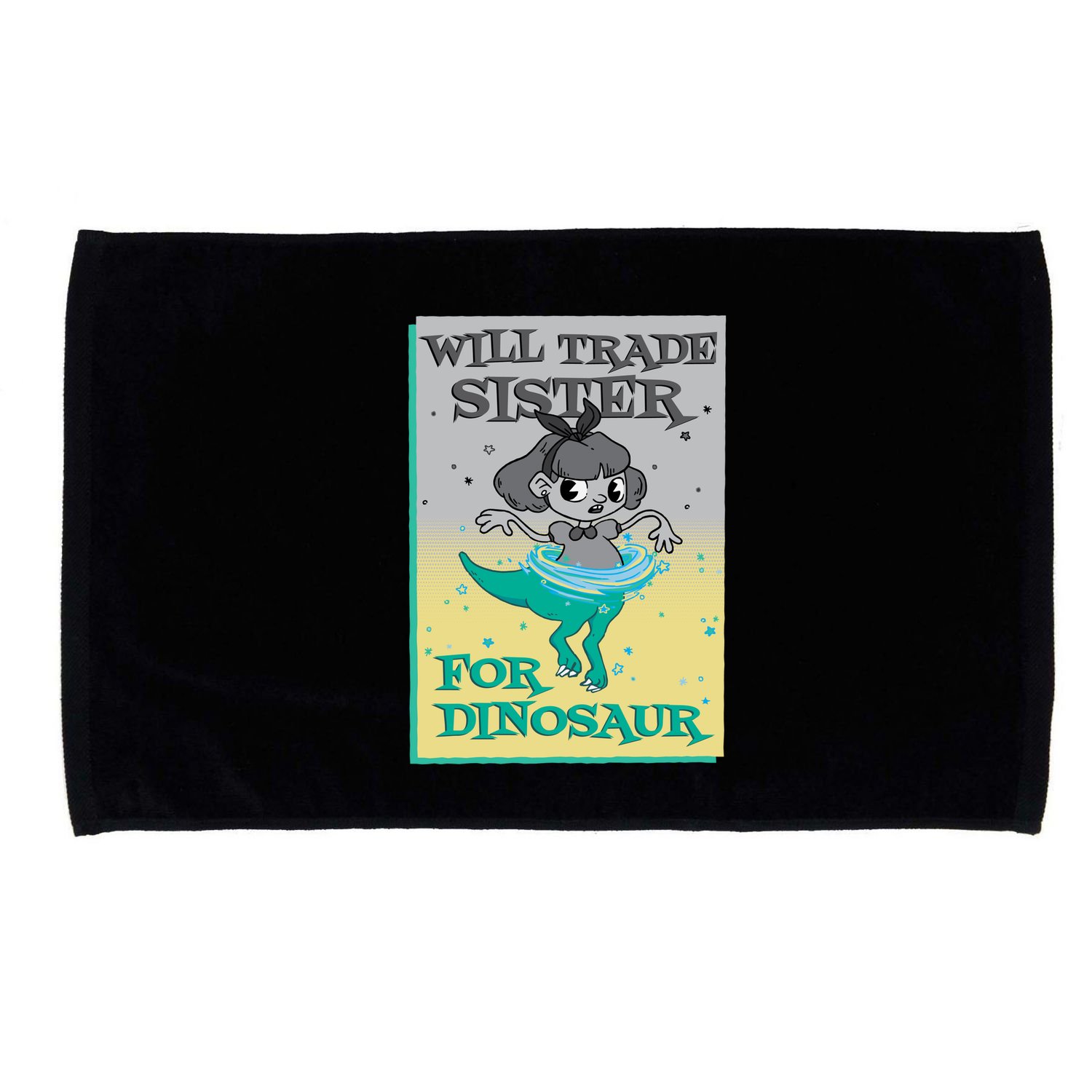 Will Trade Sister For Dinosaur Microfiber Hand Towel