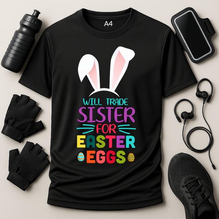 Will Trade Sister For Easter Eggs Cooling Performance Crew T-Shirt