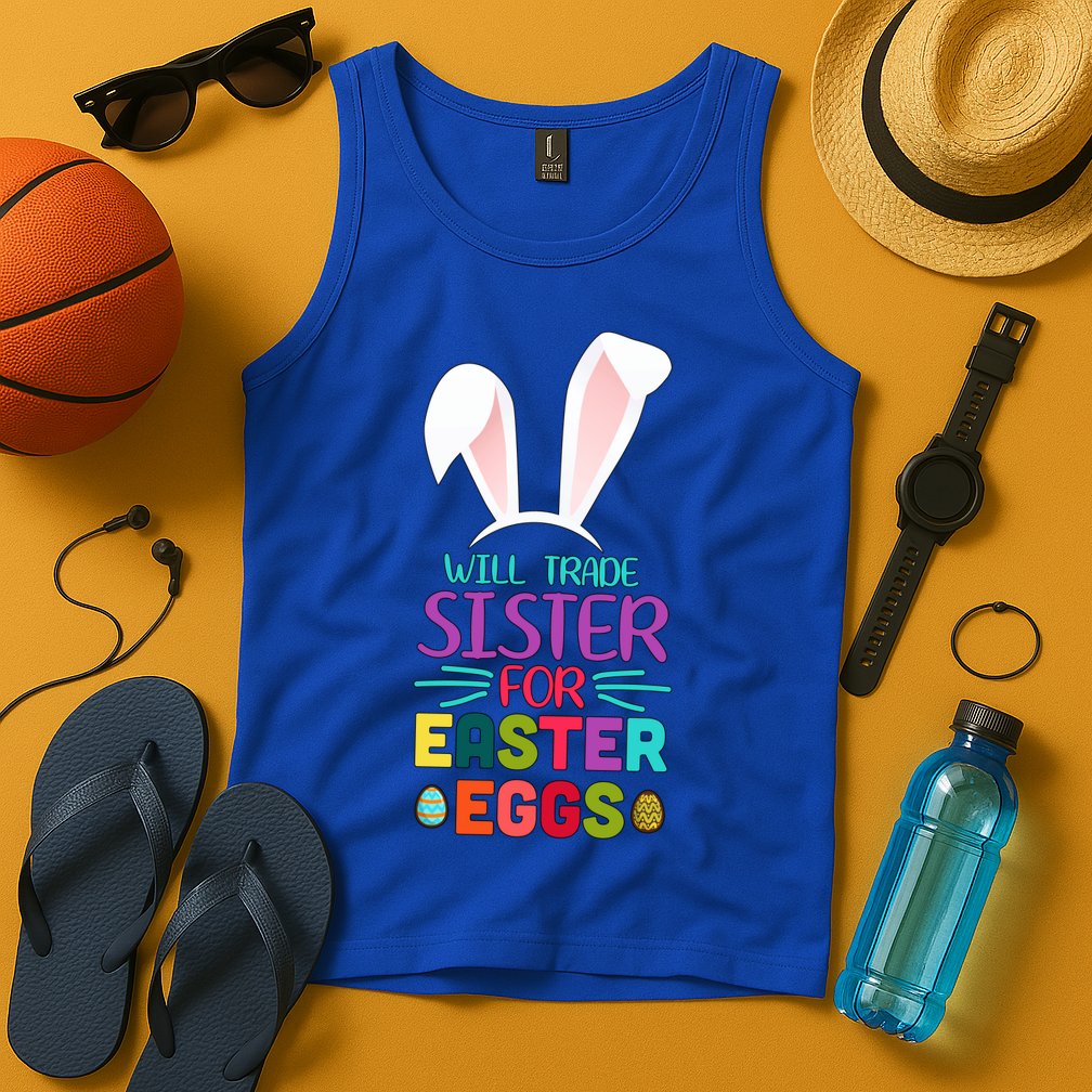 Will Trade Sister For Easter Eggs Tank Top