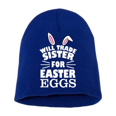 Will Trade Sister For Eggs Short Acrylic Beanie