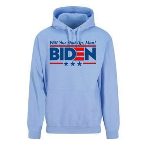 Will You Shut Up Man Biden 2020 Election Debate Quote Unisex Surf Hoodie