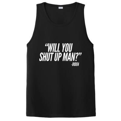 Will You Shut Up Man Biden Trump Debate PosiCharge Competitor Tank