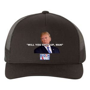 Will You Shut Up Man? Funny Anti Trump Yupoong Adult 5-Panel Trucker Hat