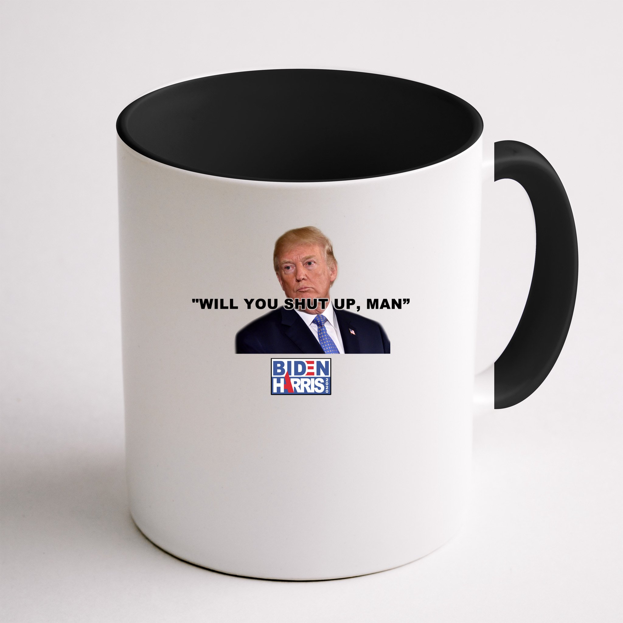 Will You Shut Up Man? Funny Anti Trump Mug