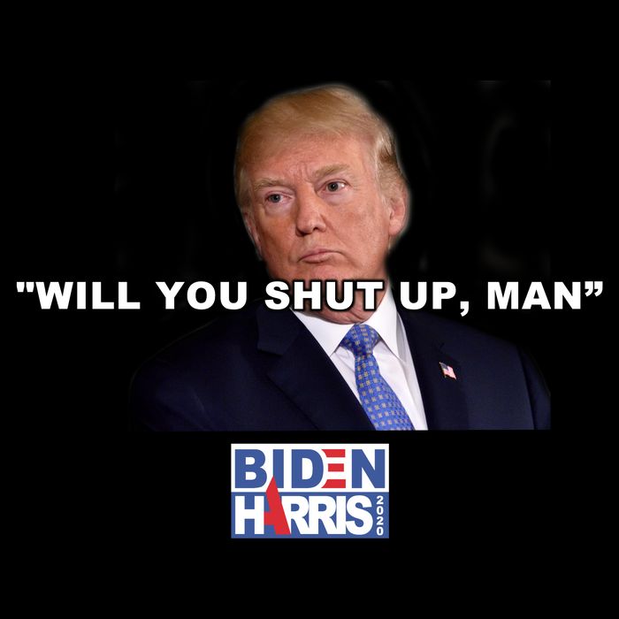 Will You Shut Up Man? Funny Anti Trump Drawstring Bag
