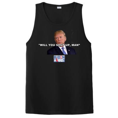 Will You Shut Up Man? Funny Anti Trump PosiCharge Competitor Tank