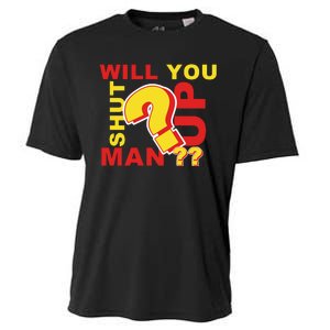 Will You Shut Up Man? Political Humor Cooling Performance Crew T-Shirt