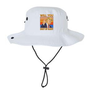 Will You Shut Up Man Trump Presidential Debate Legacy Cool Fit Booney Bucket Hat