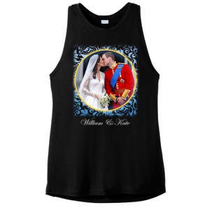 William & Kate Royal Wedding Photo Ladies PosiCharge Tri-Blend Wicking Tank