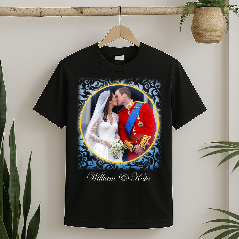 William & Kate Royal Wedding Photo T-Shirt