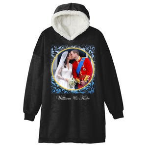 William & Kate Royal Wedding Photo Hooded Wearable Blanket