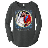 William & Kate Royal Wedding Photo Women's Perfect Tri Tunic Long Sleeve Shirt