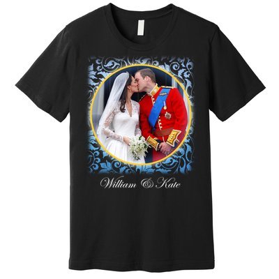 William & Kate Royal Wedding Photo Premium T-Shirt