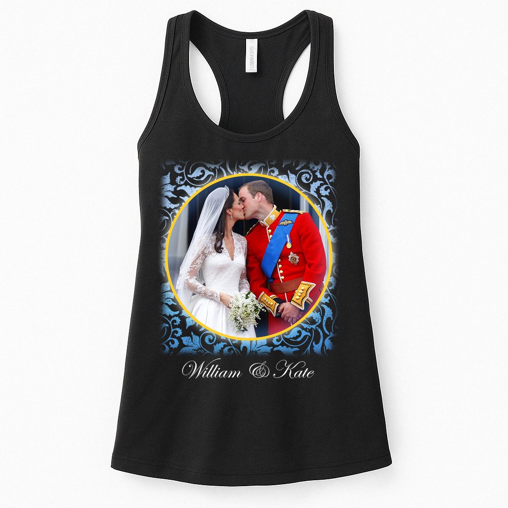 William & Kate Royal Wedding Photo Womens Tank Top