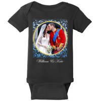 William & Kate Royal Wedding Photo Baby Bodysuit