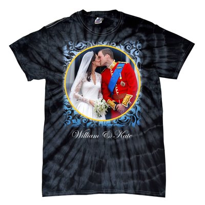 William & Kate Royal Wedding Photo Tie-Dye T-Shirt