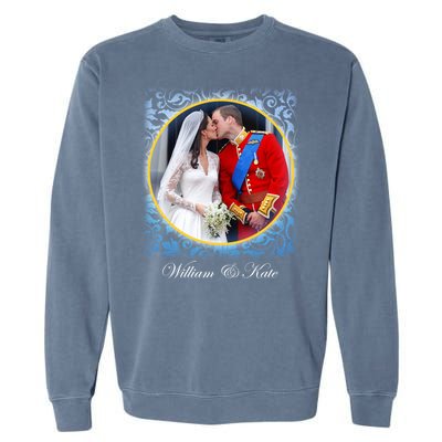 William & Kate Royal Wedding Photo Garment-Dyed Sweatshirt