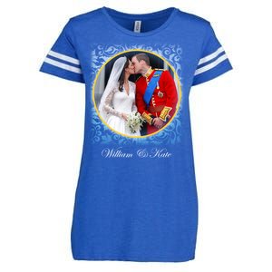 William & Kate Royal Wedding Photo Enza Ladies Jersey Football T-Shirt