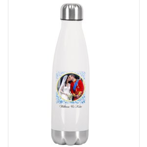 William & Kate Royal Wedding Photo Stainless Steel Insulated Water Bottle