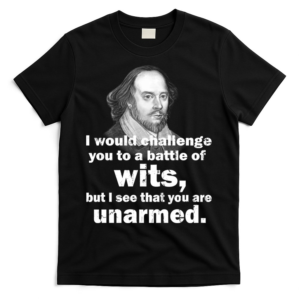 William Shakespeare Wits Quote T-Shirt