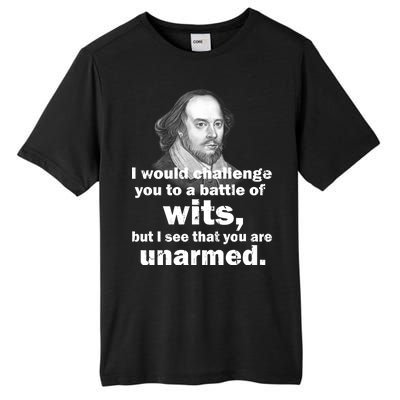 William Shakespeare Wits Quote Tall Fusion ChromaSoft Performance T-Shirt