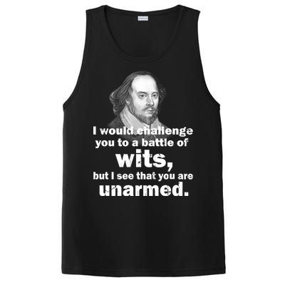 William Shakespeare Wits Quote PosiCharge Competitor Tank