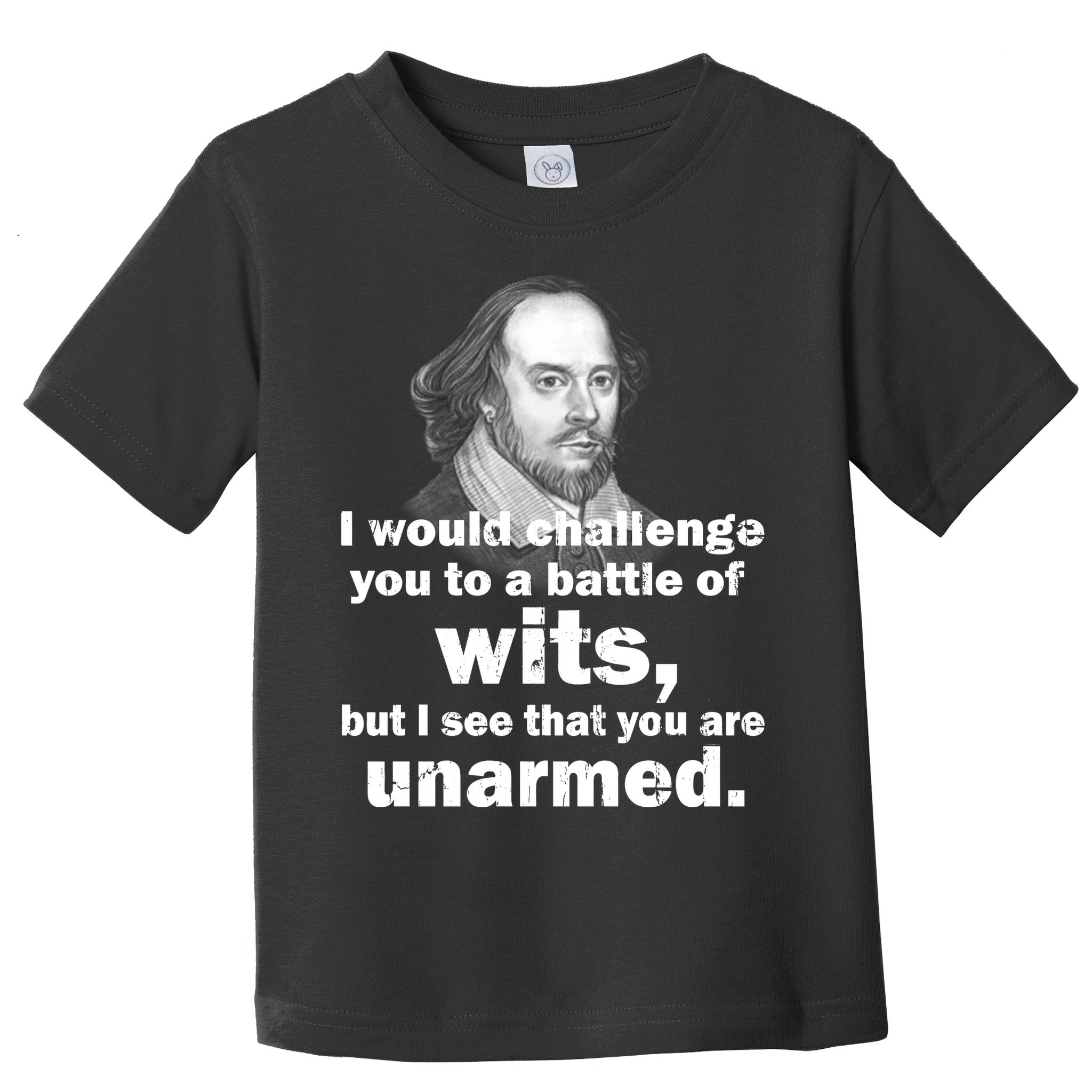 William Shakespeare Wits Quote Toddler T-Shirt