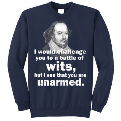 William Shakespeare Wits Quote Sweatshirt